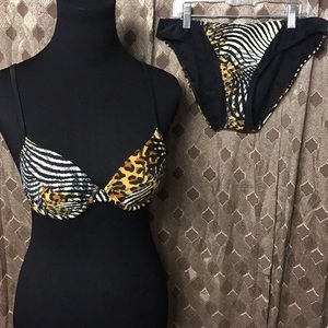 Animal print bikini